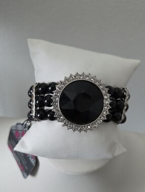 Paparazzi Speechless Sparkle Black Bracelet NWT